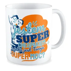 Kubek na DZIEŃ CHŁOPAKA Jaka jest Twoja super moc